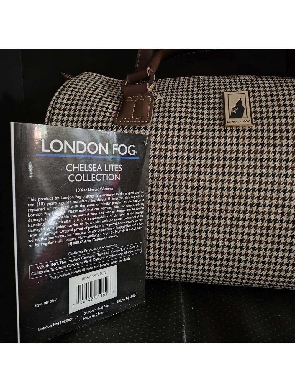 London Fog Bag/Carry On With Tags Chelsea Lites Collection PERFECT GIFT WORTHY! - Picture 8 of 9